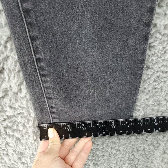 Levis Jeans Womens 29 Washed Black 529 Curvy Skinny Stretch Mid Rise - Picture 8 of 10